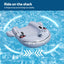 Bestway Shark Ride-On Pool Float Toy Floaties for Kids 45kg Capacity Grey