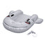 Bestway Shark Ride-On Pool Float Toy Floaties for Kids 45kg Capacity Grey