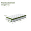 BedStory Single 30cm Hybrid Mattress Cooling Gel Memory Foam 5 Zone Pocket Spring Bed Temperature Regulating