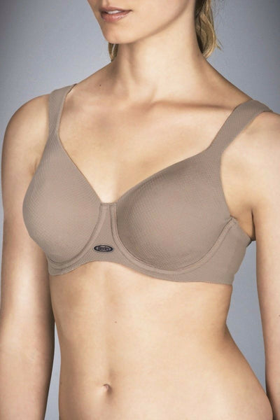 Berlei High Performance Underwire Non Padded Dark Mocha Sports Bra