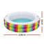 Bestway Kids Inflatable Round Pool Above Ground Cup Holder Rainbow 206x206x51cm