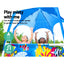 Bestway Kids Pool 183x51cm Steel Frame Swimming Play Pools Canopy 930L