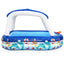 Bestway Kids Pool 213x155x132cm Inflatable Swimming w/ Canopy Play Pools 282L
