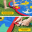 Bestway Kids Splash Pad Pool Sprinkler Spray Play Mat Water Fun Toys 170cm x140cm