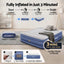 Bestway King Air Mattress with Built-in Pump Tritech Inflatable Bed 56cm
