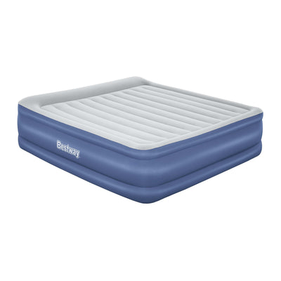 Bestway King Air Mattress with Built-in Pump Tritech Inflatable Bed 56cm