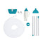 Bestway Pool Cleaner 2 Cleaning Heads Vacuum 6m Hose 1.9m Aluminium Pole