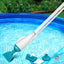 Bestway Pool Cleaner 2 Cleaning Heads Vacuum 6m Hose 1.9m Aluminium Pole