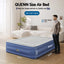 Bestway Queen Air Mattress with Built-in Pump Tritech Inflatable Bed 56cm