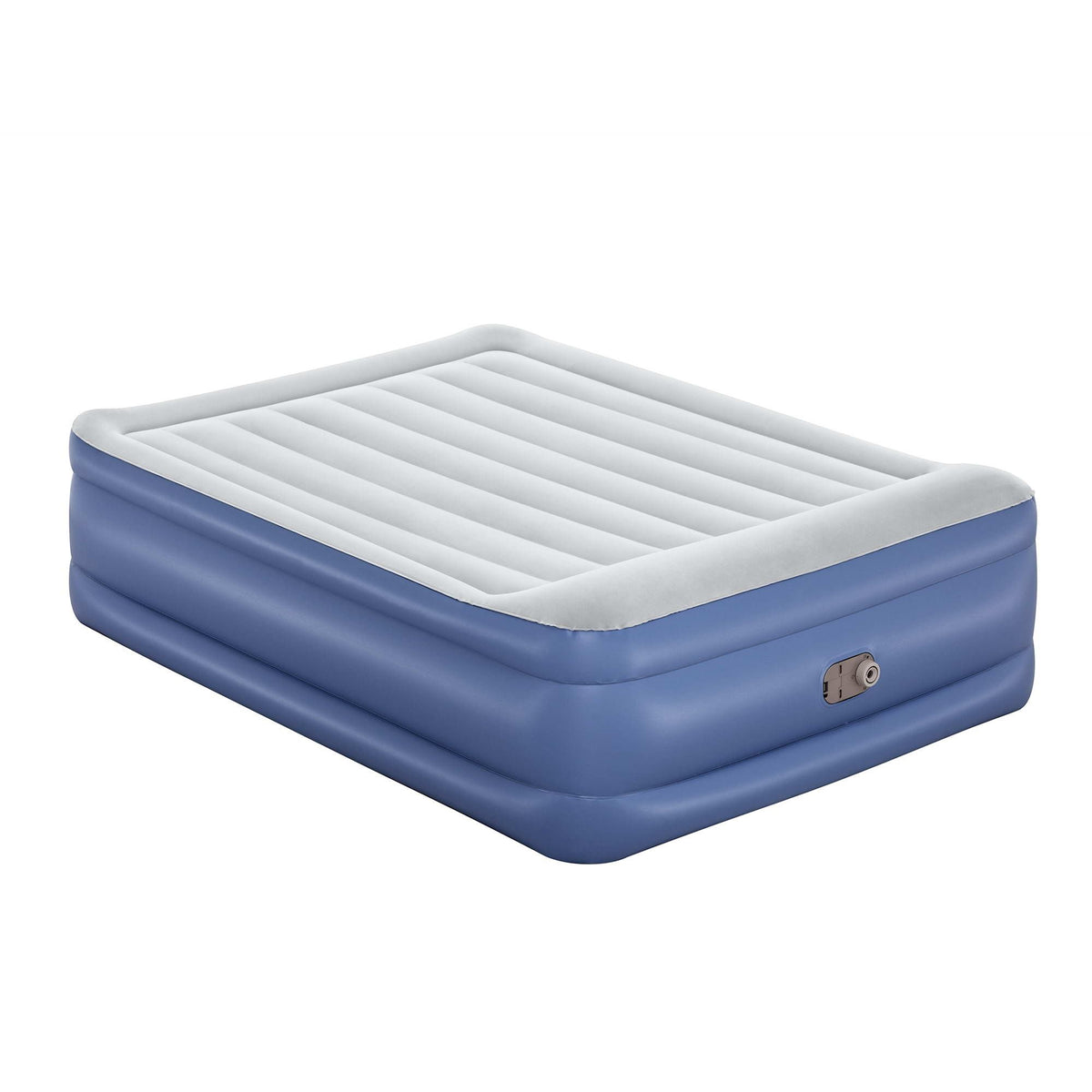 Bestway Queen Air Mattress with Built-in Pump Tritech Inflatable Bed 56cm