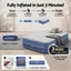Bestway Queen Air Mattress with Built-in Pump Tritech Inflatable Bed 56cm