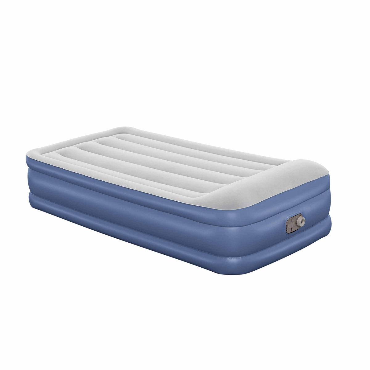 Bestway Single Air Mattress with Built-in Pump Tritech Inflatable Bed 46cm