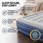 Bestway Single Air Mattress with Built-in Pump Tritech Inflatable Bed 46cm