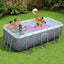 Bestway Swimming Pool 412x201x122cm Steel Frame Pool Set w/Pump Ladder