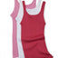 Bonds Girls 3 Pairs Teena Cotton Singlets Top Vest Kids Pink And White