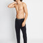 Bonds Mens Comfy Livin Jersey Pant - Black Tracksuit Pants Trackies