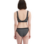 Bonds Retro Rib Seamless Tonal Deep V Black Proud Bra