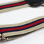 Boys Adjustable Latte, Navy & Red Striped Patterned Suspenders