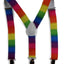 Boys Adjustable Rainbow Blocks Patterned Suspenders