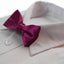 Boys Burgundy Plain Bow Tie