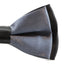Boys Gunmetal Two Tone Layer Bow Tie