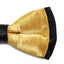 Boys Mustard Gold Two Tone Layer Bow Tie