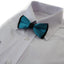 Boys Teal Two Tone Layer Bow Tie