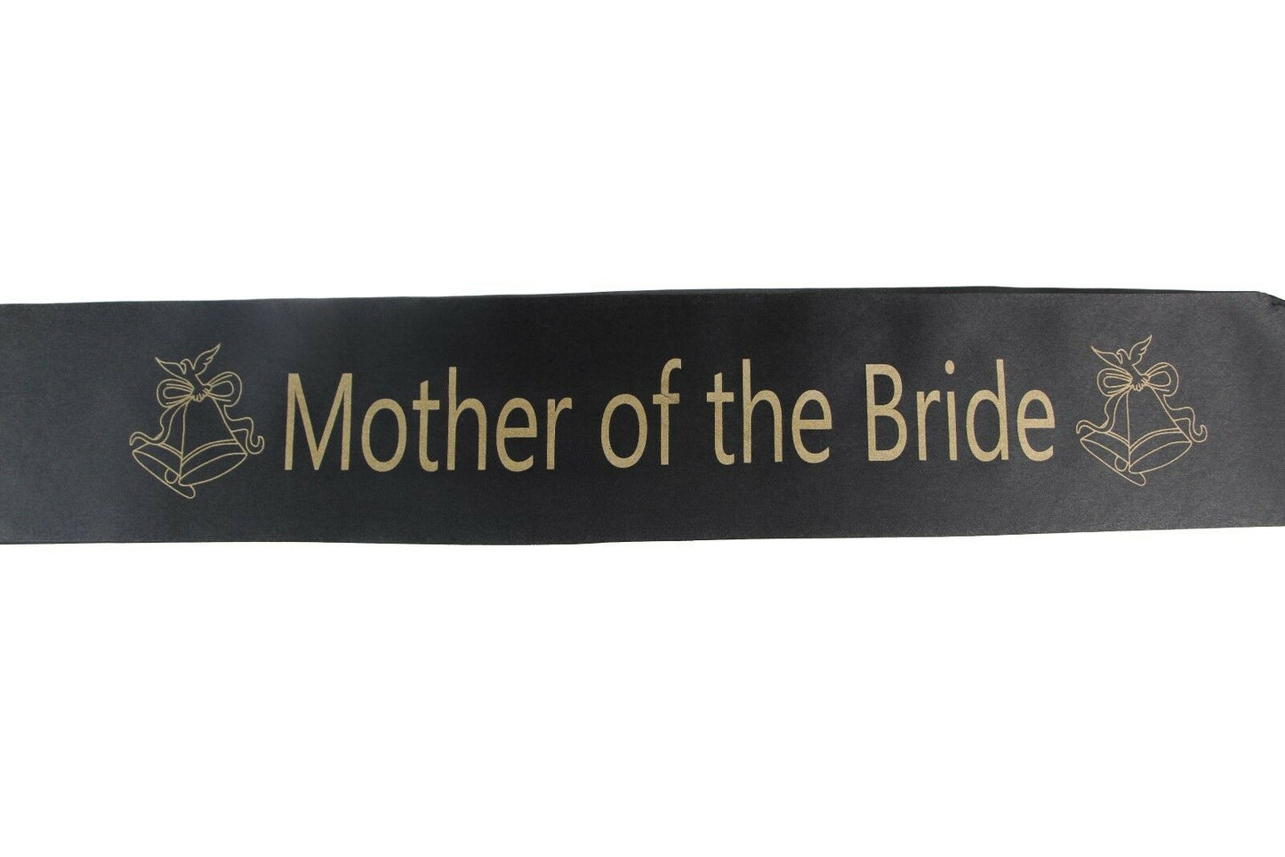 Bridal Hens Night Sash Party Black/Gold - Mother Of The Bride