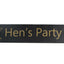 Bridal Hens Night Sash Party Bride Maid Of Honour Bridesmaid Groom Mother Sashes
