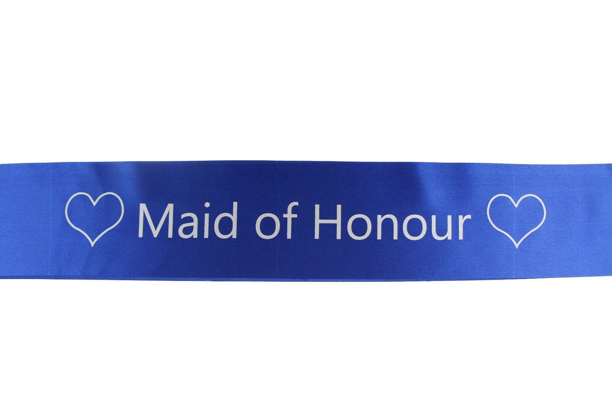 Bridal Hens Night Sash Party Bride Maid Of Honour Bridesmaid Groom Mother Sashes
