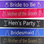 Bridal Hens Night Sash Party Bride Maid Of Honour Bridesmaid Groom Mother Sashes