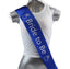 Bridal Hens Night Sash Party Electric Blue/Silver - Bride To Be