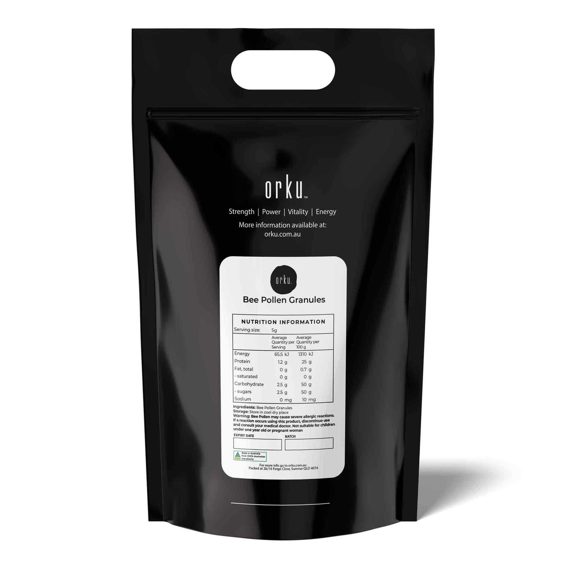 Bulk 20Kg Bee Pollen Granules - 100% Australian Pure Raw Supplement