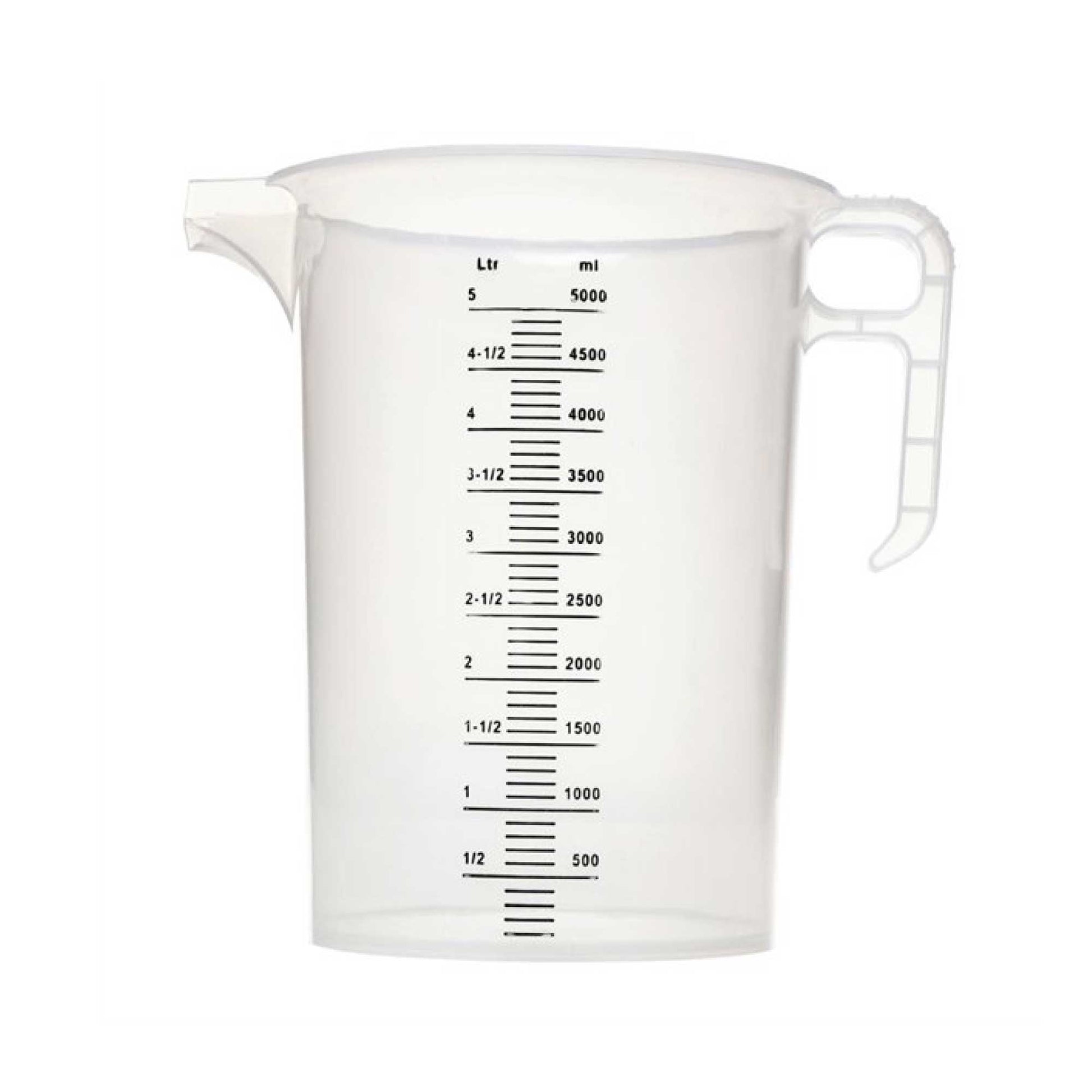 Bulk Measuring Jugs Heavy Duty Clear Food Grade BPA 5 Propylene Plastic Pro-Jug