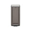 Cefito 15L Pedal Rubbish Bin Slim Carbon Steel Garbage Bin for Home Grey