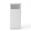 Cefito 30L Commercial Trash Can with Lid Front Push Flap Rubbish Bin White