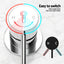 Cefito 4.5" Handheld Shower Head Round with Wall Bathroom Mixer Silver