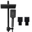 Cefito 8'' Rain Shower Head Set Handheld Square High Pressure Twins Tap Black