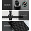 Cefito 8'' Rain Shower Head Set Handheld Square High Pressure Twins Tap Black