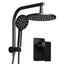 Cefito 9'' Rain Shower Head Set Handheld Round High Pressure Mixer Tap Black