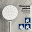 Cefito 9'' Rain Shower Head Set Handheld Round High Pressure Mixer Tap Chrome