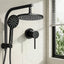 Cefito 9'' Rain Shower Head Set Handheld Round High Pressure Mixer Tap Chrome