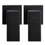 Cefito 9'' Rain Shower Head Set Handheld Round High Pressure Twins Tap Black