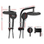 Cefito 9'' Rain Shower Head Set Handheld Round High Pressure Twins Tap Chrome
