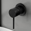 Cefito Basin Mixer Wall Tap Round Brass Faucet Shower Bathtub Black