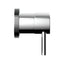 Cefito Basin Twin Tap Wall Round Brass Faucet Shower Bathtub Chrome