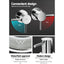 Cefito Basin Twin Tap Wall Round Brass Faucet Shower Bathtub Chrome