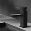 Cefito Bathroom Basin Mixer Tap Square Faucet Vanity Laundry Black