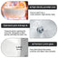Cefito Bathroom Basin Vanity Sink Vessel Ceramic White Round Countertop 36cm