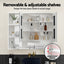 Cefito Bathroom Mirror Cabinet 100CM Vanity Medicine Wall Mounted Storage White
